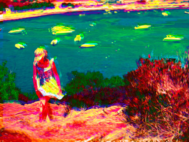 Digital Arts titled "Going up" by Lizard'S Visuals, Original Artwork, Digital Painting