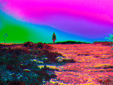 Arts numériques intitulée "Livin in a rainbow" par Lizard'S Visuals, Œuvre d'art originale, Peinture numérique