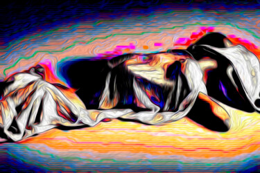 Digital Arts titled "The lay" by Lizard'S Visuals, Original Artwork, Digital Painting