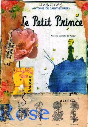 Painting titled "Le Petit Prince" by Lizsticks, Original Artwork