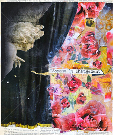 Pittura intitolato "Soyons le changement" da Lizsticks, Opera d'arte originale