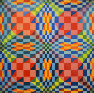 Painting titled "Kaleidoscope" by Ljm Art House, Original Artwork, Oil