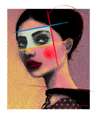 Digitale Kunst getiteld "Jacinta - Variation…" door L. Joss, Origineel Kunstwerk, Digitaal Schilderwerk