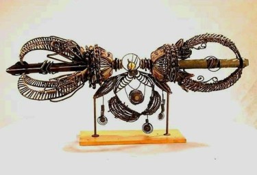 Sculpture titled "Thunder" by Ljuba, Original Artwork, Metals