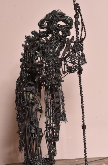 Sculpture intitulée "Patriarch Paul" par Ljuba, Œuvre d'art originale, Métaux