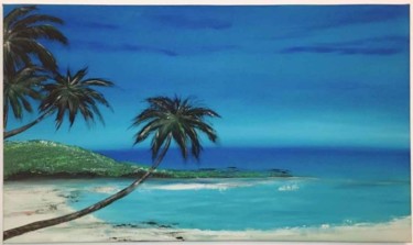 Painting titled "Tropicana - acrylic…" by Lilla Kuzma, Original Artwork, Acrylic