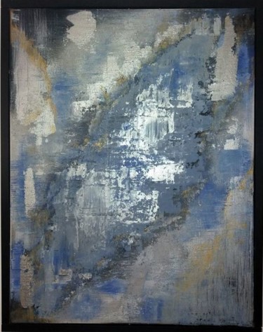 Картина под названием "Twins - abstract ac…" - Lilla Kuzma, Подлинное произведение искусства, Акрил