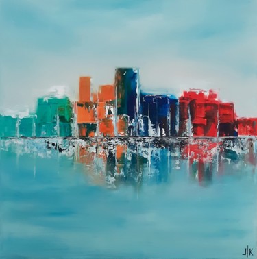 Painting titled "MURANO" by Lilla Kuzma, Original Artwork, Acrylic