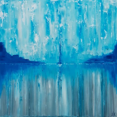 Painting titled "ARCTIC OCEAN" by Lilla Kuzma, Original Artwork, Acrylic