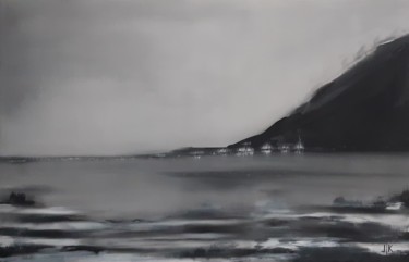 Pittura intitolato "LONG BEACH" da Lilla Kuzma, Opera d'arte originale, Acrilico