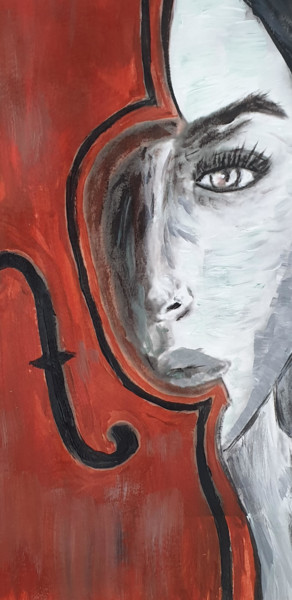 Peinture intitulée "Muza" par Llory Czarnecka, Œuvre d'art originale, Acrylique