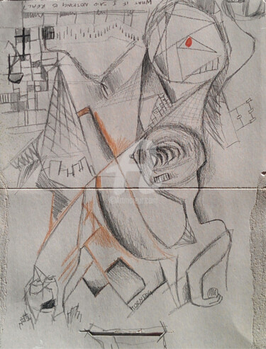 Desenho intitulada "drawingfive.jpg" por Lloyd Gill, Obras de arte originais, Grafite