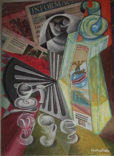 Pintura titulada "solo  o con gotas" por Paco Ibañez  Prieto, Obra de arte original