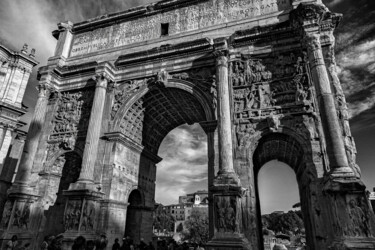 Photographie intitulée "Arch of Septimius S…" par Lm Walker, Œuvre d'art originale, Photographie numérique