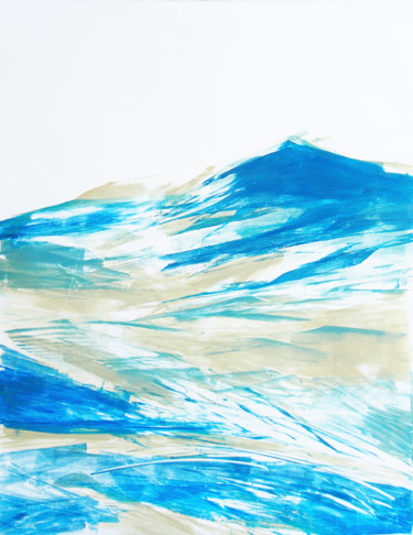 "surface de la mer 9" başlıklı Baskıresim Ln Le Cheviller tarafından, Orijinal sanat, Monotip