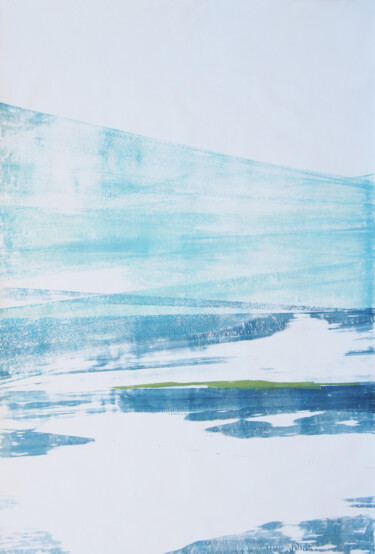 Ciel - grand - 21 Painting titled "Ciel - grand - 21" by Ln Le Cheviller, Original Art, Monotype