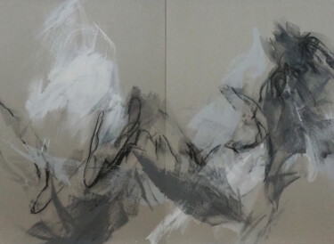 Pintura titulada "Presque gris - 4" por Ln Le Cheviller, Obra de arte original, Acrílico