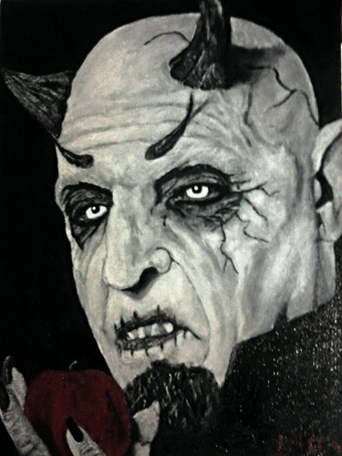 Pintura titulada "Satanas" por Lobo, Obra de arte original, Otro