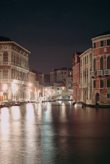 Fotografía titulada "Venice at night - C…" por Loeber-Bottero, Obra de arte original
