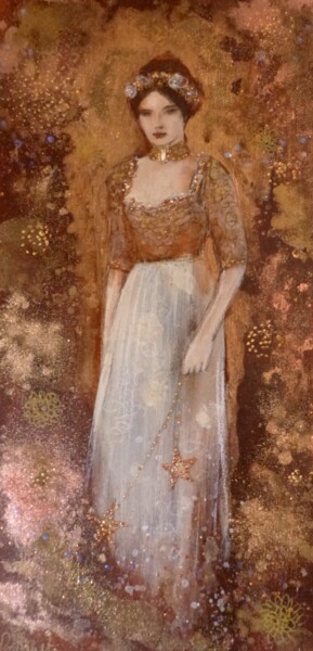 Painting titled "Louise à la belle é…" by Loetitia Pillault, Original Artwork, Acrylic