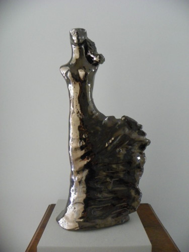 Sculpture titled "LA RUSTIQUE" by Lgh, Original Artwork, Clay