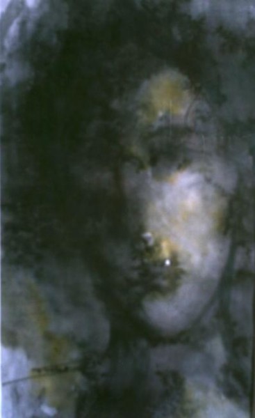 Painting titled "face" by Khaled El Halapy, Original Artwork