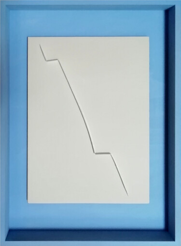 Painting titled "495 SPAZIALISMO DIN…" by Loi Di Campi, Original Artwork, Paper Mounted on Cardboard
