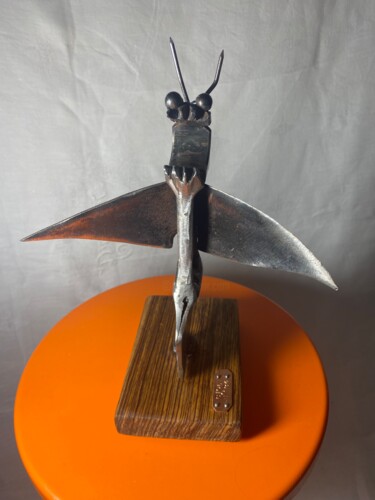 Escultura intitulada "dragono" por Loic Baron, Obras de arte originais, Metais