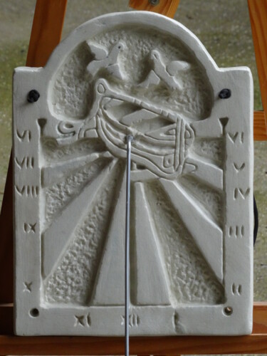 Sculpture intitulée "cadran-solaire-018.…" par Loic Carmes, Œuvre d'art originale