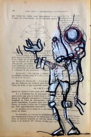 Dibujo titulada "Monstre éducatif 16" por Loic Tarin (Doudoudidon), Obra de arte original, Otro