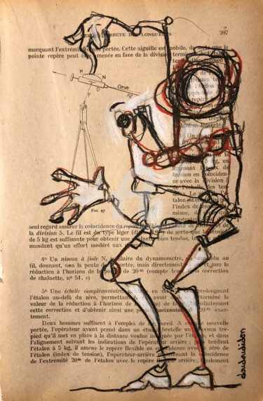 Dessin intitulée "Monstre éducatif 31…" par Loic Tarin (Doudoudidon), Œuvre d'art originale, Crayon