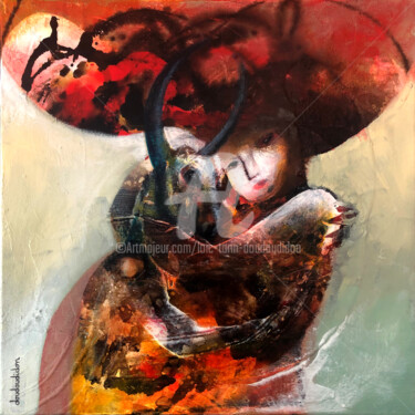 Malerei mit dem Titel "Avis de brouillard…" von Loic Tarin (Doudoudidon), Original-Kunstwerk, Acryl