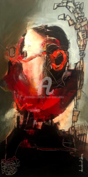 Картина под названием "Meka lovers 3" - Loic Tarin (Doudoudidon), Подлинное произведение искусства, Акрил