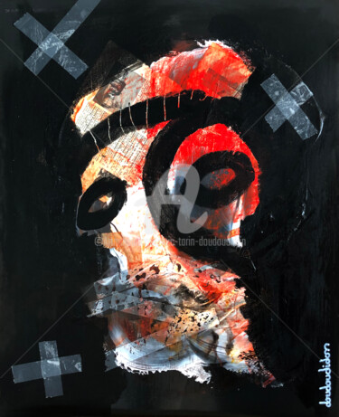 Peinture intitulée "Human Radiography c…" par Loic Tarin (Doudoudidon), Œuvre d'art originale, Acrylique