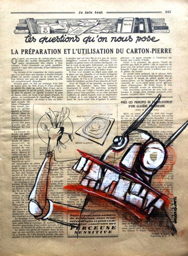 Dessin intitulée "Utilisation du Cart…" par Loic Tarin (Doudoudidon), Œuvre d'art originale, Crayon