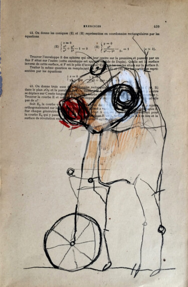 Dessin intitulée "Dessin sur page de…" par Loic Tarin (Doudoudidon), Œuvre d'art originale, Crayon