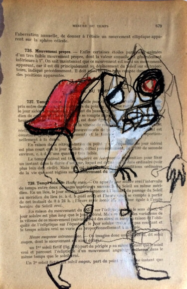Dessin intitulée "monstre éducatif 1" par Loic Tarin (Doudoudidon), Œuvre d'art originale, Crayon