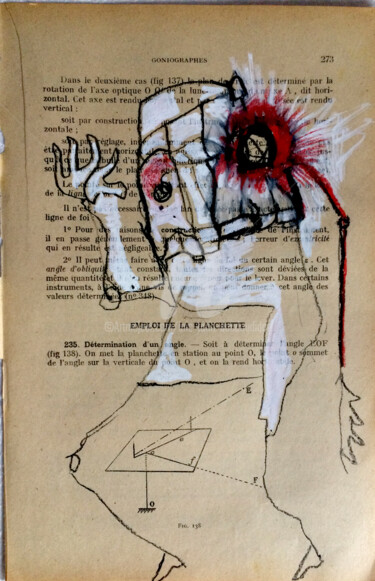 Drawing titled "Monstre éducatif 6" by Loic Tarin (Doudoudidon), Original Artwork, Pencil