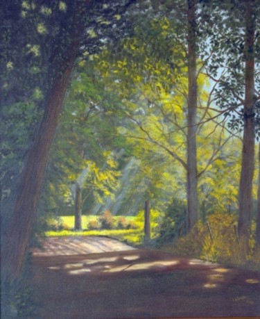 Painting titled "The Path #1" by Lois Smith, Original Artwork, Oil