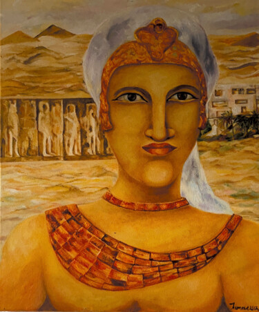 Peinture intitulée "Ramsès XII" par Lola Jumaeva Novikova, Œuvre d'art originale, Huile