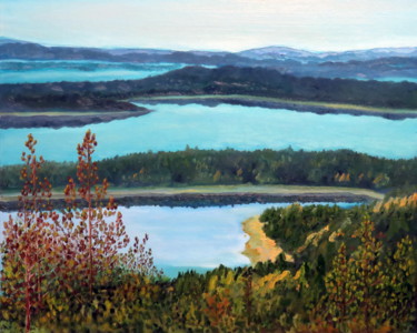 Painting titled "Kolskiy peninsula.…" by Alex Titenkov, Original Artwork, Oil
