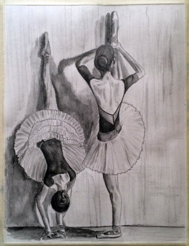 Drawing titled "Dancers" by Alex Titenkov, Original Artwork, Other