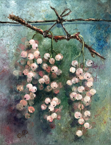 Pintura intitulada "Berry Painting Baie" por Lolita Ros, Obras de arte originais, Óleo