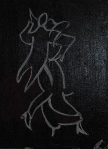 Peinture intitulée "danseurs de tango 2" par Lc, Œuvre d'art originale