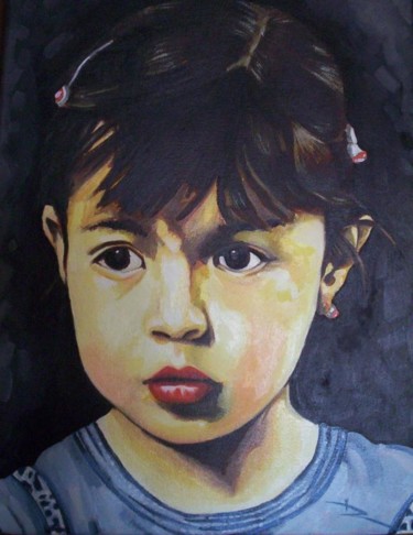 Pintura titulada "Paula" por Loloramirez, Obra de arte original