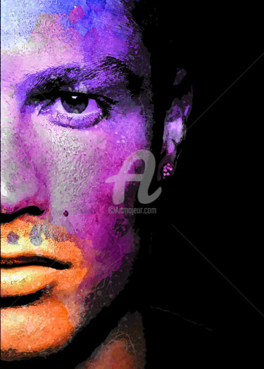 Cristiano Ronaldo Цифровое искусство под названием "Cristiano Ronaldo" - Joseph Long, Подлинное произведение искусства, Цифровая живопись