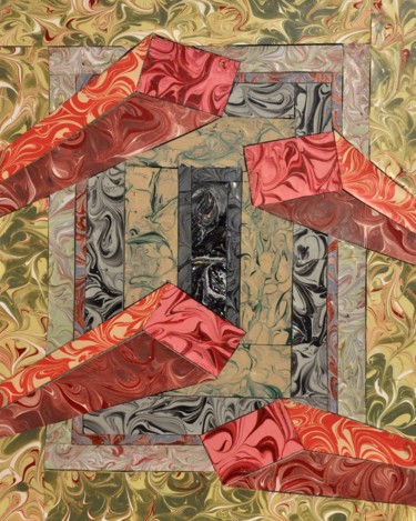 Malerei mit dem Titel "Gravité" von François Longère, Original-Kunstwerk, Acryl