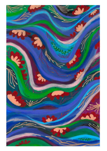 Peinture intitulée "House Reef - fragme…" par Lonidia, Œuvre d'art originale, Acrylique