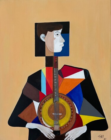 Painting titled "Django" by Lookus Art, Original Artwork, Acrylic