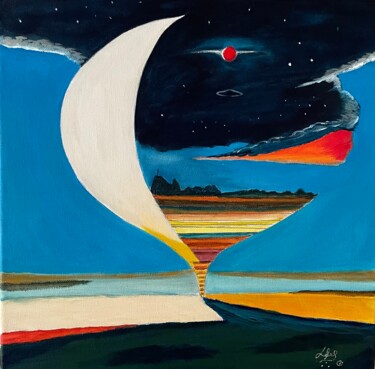 Pittura intitolato "Terra Nova" da Lookus Art, Opera d'arte originale, Acrilico